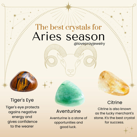 What gemstones are suitable for Aries?