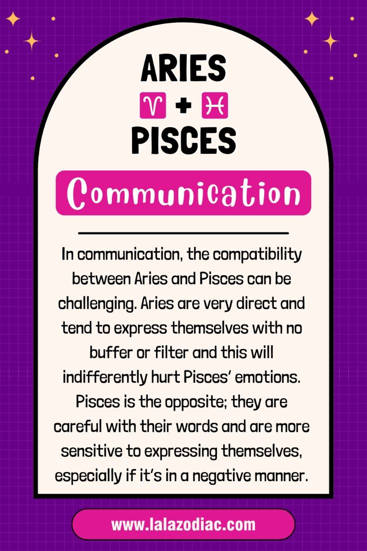 Aries and Pisces zodiac signs compatibility the pros and cons of this pair