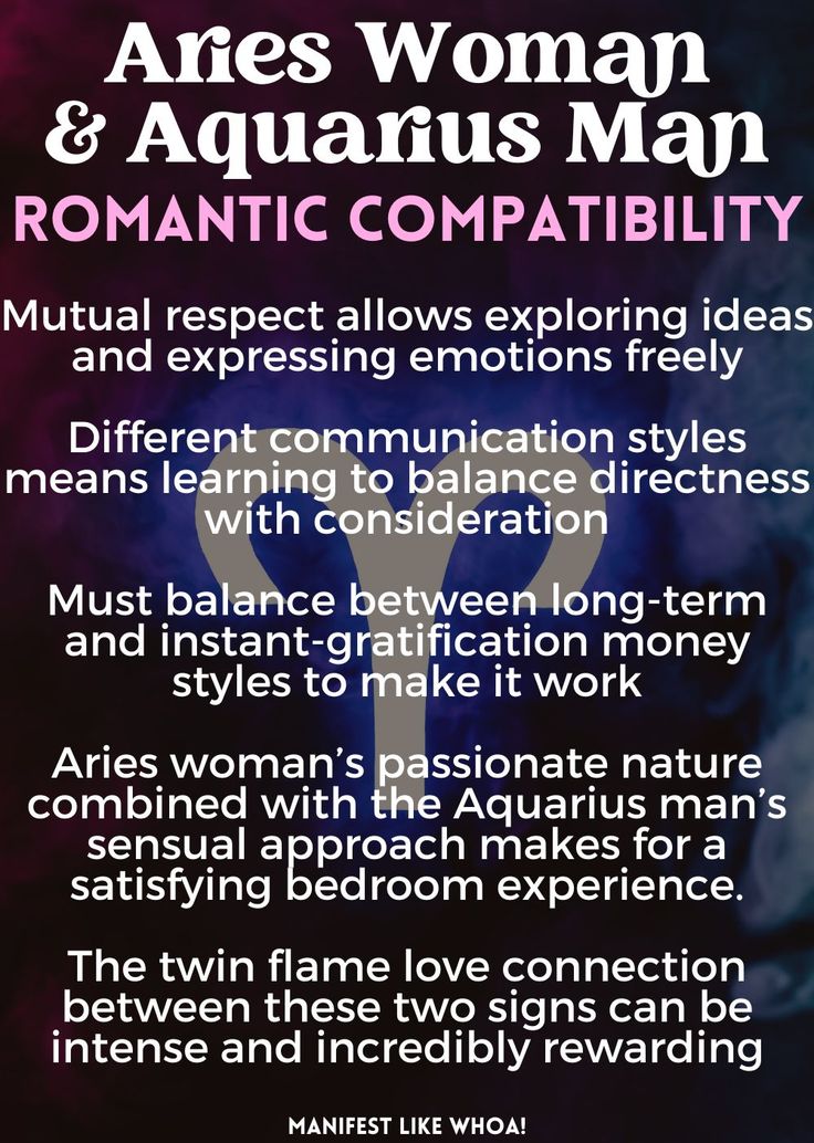 Aquarius man and Aries woman relationship compatibility： Are they a good couple？