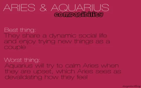 aquarius and aries compatibility parent and child